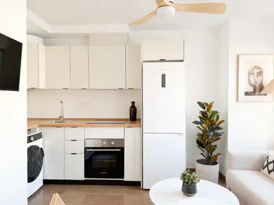 Una cocina o zona de cocina en El refugio del mar