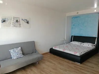 Cama o camas de una habitación en Estudio Paraíso piscina y playa