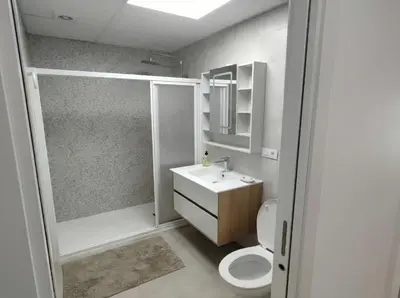 Un baño de Apartamento 1ª Linea de la playa con Vistas al mar