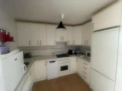 Una cocina o zona de cocina en Vera Primera Línea de Playa