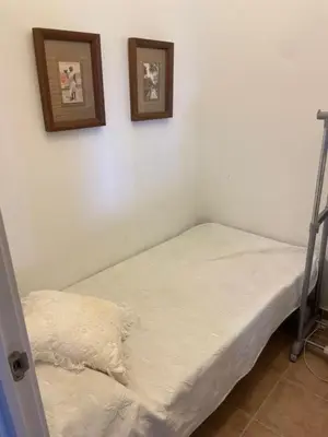 Cama o camas de una habitación en Vera Primera Línea de Playa