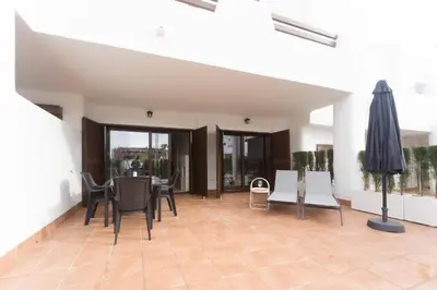 Un patio o zona al aire libre en Bahia Lucia