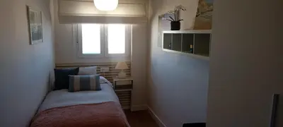 Cama o camas de una habitación en Vivienda en el centro de Alhama de Almería