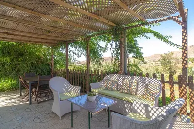 Jardín al aire libre en Lavanda, Finca del Alamo