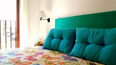 Cama o camas de una habitación en Pueblo Laguna 7