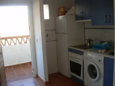 Una cocina o zona de cocina en Isleta del Moro TERRAZA VISTAS MAR Exclusiva 60 m2 WIFI