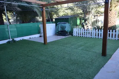 Jardín al aire libre en Residencial Veramar 4, Vera Playa, Almeria