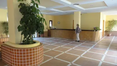 El vestíbulo o zona de recepción de Apartamentos Estrella De Mar
