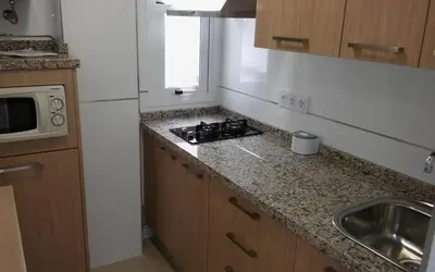 Una cocina o zona de cocina en Apartamento Los Flamencos