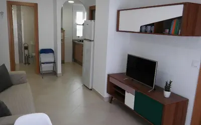 Una cocina o zona de cocina en Apartamento Los Flamencos