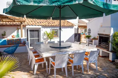 Un patio o zona al aire libre en B&B Casa Luna Vélez Blanco