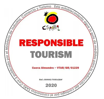 Certificado, premio, señal o documento que está expuesto en Casa Cueva Guadix