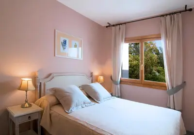 Cama o camas de una habitación en Hotel Villa Turística de Laujar de Andarax