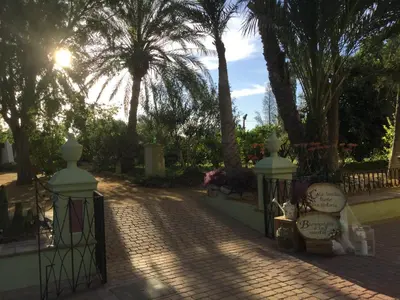 Jardín al aire libre en Finca La Florida De San Antonio