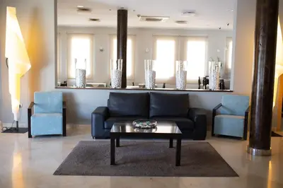 Zona de estar de Hotel El Trebol
