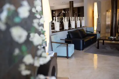 Zona de estar de Hotel El Trebol