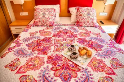 Cama o camas de una habitación en Alan Laguna Beach - private jacuzzi on the terrace ALL YEAR