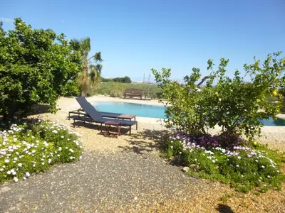 Piscina en o cerca de Finca Arboleda