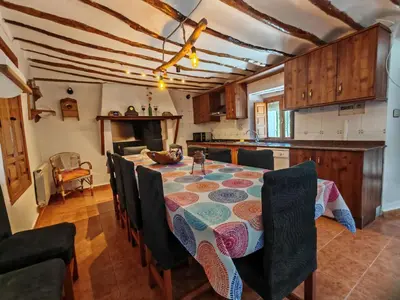 Una cocina o zona de cocina en Cortijo El Álamo