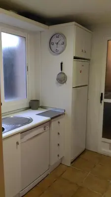 Una cocina o zona de cocina en Apartamentos Arcos Calabardina