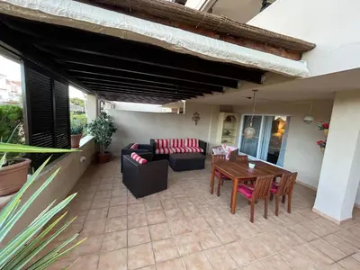 Zona de estar de Apartamentos Arcos Calabardina