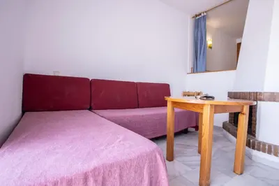 Cama o camas de una habitación en Vistamojacar