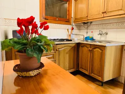 Una cocina o zona de cocina en Barranco de la Salud