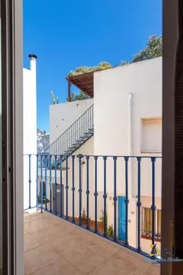 Un balcón o terraza de El Velero San José Amplia vivienda Piscina Terraza Parking 350m Playa