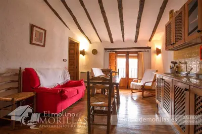 Zona de estar de Apartamentos Rurales El Molino De Morillas