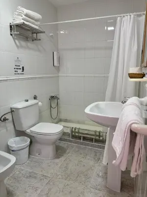 Un baño de Hostal Las Dunas