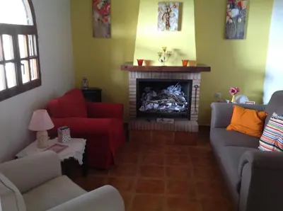 Zona de estar de Private villa large pool elevated quiet secluded location, near Mojacar