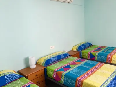 Cama o camas de una habitación en El Ático de Carboneras