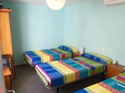 Cama o camas de una habitación en El Ático de Carboneras