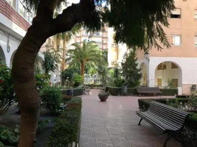 Jardín al aire libre en La casa de Blanca. Coqueto piso céntrico y cerca de todo