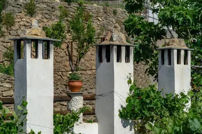 Jardín al aire libre en Alojamientos Rurales Los Macabes