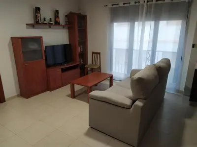 Una televisión o centro de entretenimiento en Apartamento en Águilas