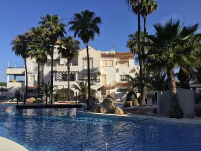 Piscina en o cerca de La Perla Azul Golf - Terraza panorámica al Sol