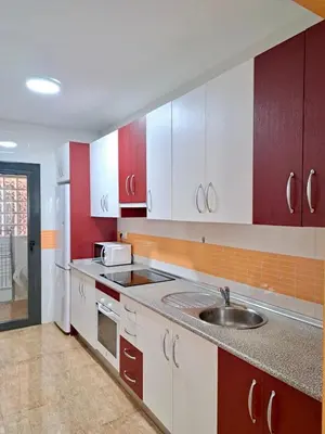 Una cocina o zona de cocina en apartamento aguadulce playa con WIFI