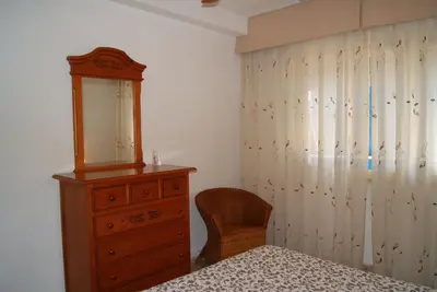 Cama o camas de una habitación en Playa Delicias