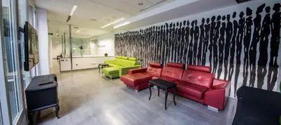 Zona de estar de Bea Beach Hostel
