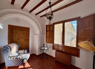 Zona de estar de Hotel Casa de los Arcos