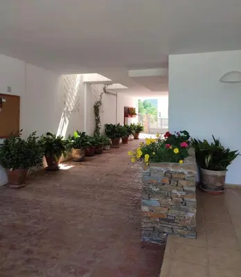 Jardín al aire libre en El Domingo en el Valle