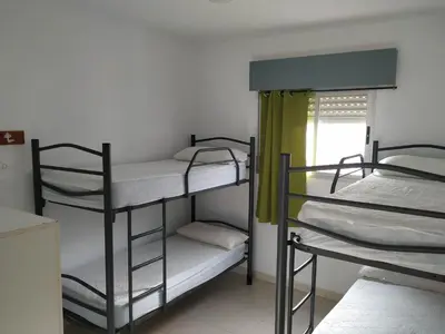 Cama o camas de una habitación en Albergue de San Jose