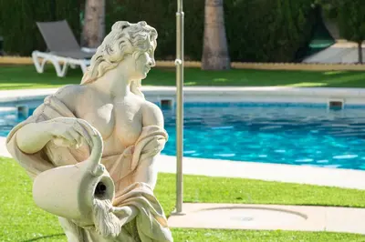 Piscina en o cerca de Pension Agadir