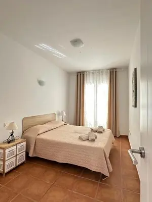 Cama o camas de una habitación en Spirit of Mojacar Playa Resort