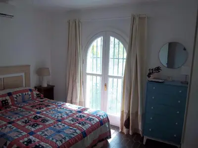 Cama o camas de una habitación en Apartamento rural Casa Medico