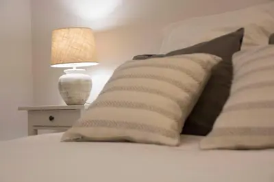 Cama o camas de una habitación en Apartamentos MadreSelva