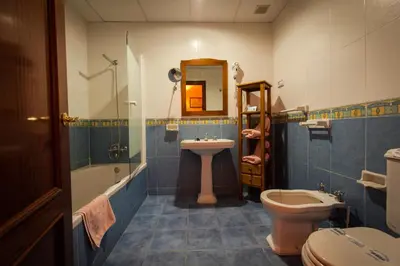 Un baño de Balneario San Nicolas
