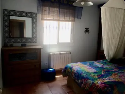 Cama o camas de una habitación en El encanto de la Isleta con WI-FI