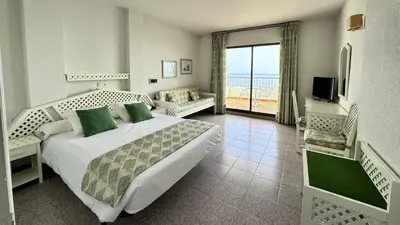 Cama o camas de una habitación en Hotel las Conchas